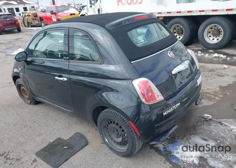 2012 Fiat 500C Pop z USA, uszkodzony, nr VIN 3C3CFFDR8CT384192